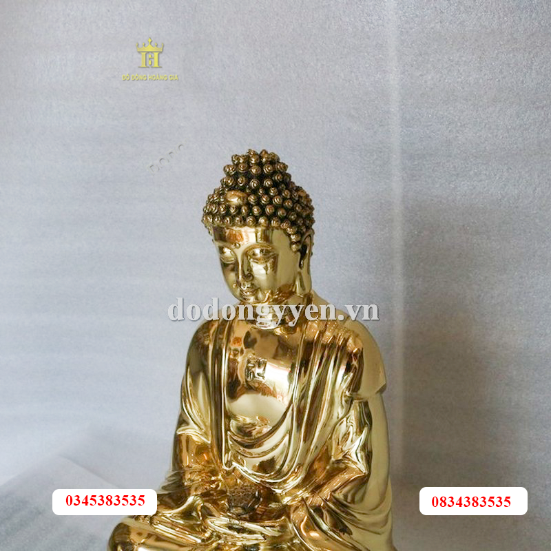 Tượng Phật Adidda bằng đồng vàng cao cấp