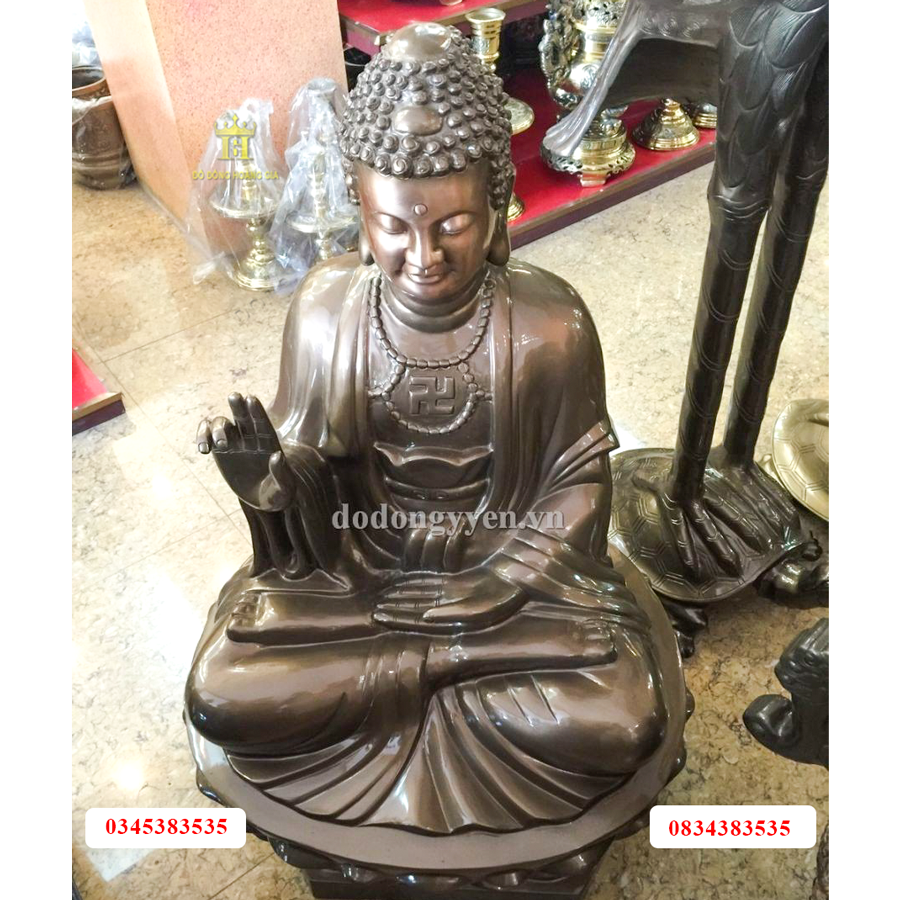 Các mẫu tượng Phật Adida đồng hun giả cổ cao cấp