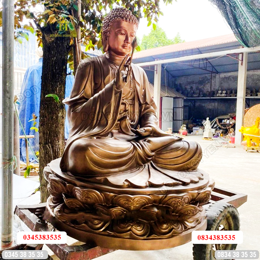 Đúc tượng Phật cơ lớn cúng tiến chùa